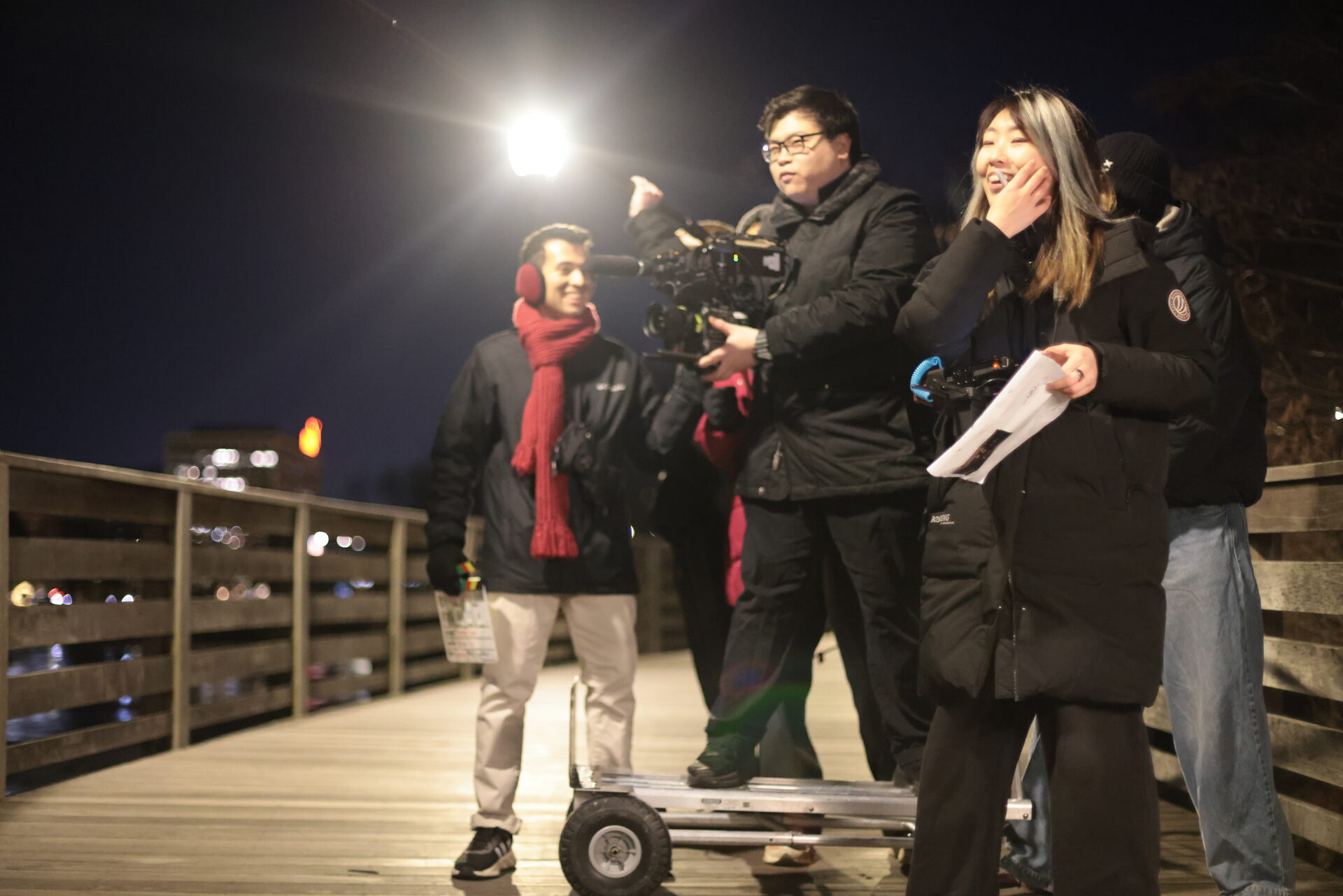 Behind the scenes on Balloon Girl — still 4 of 14