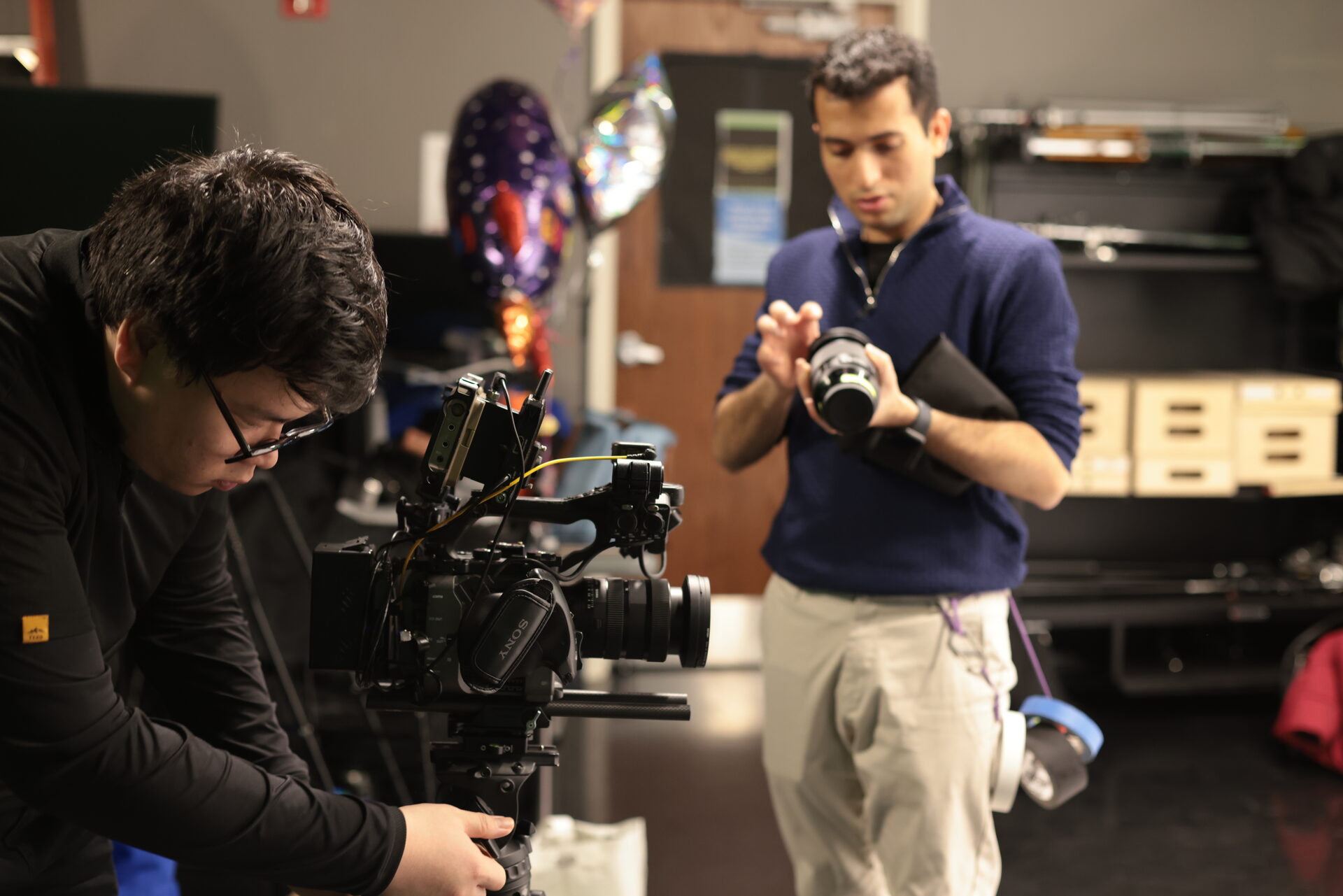 Behind the scenes on Balloon Girl — still 10 of 14