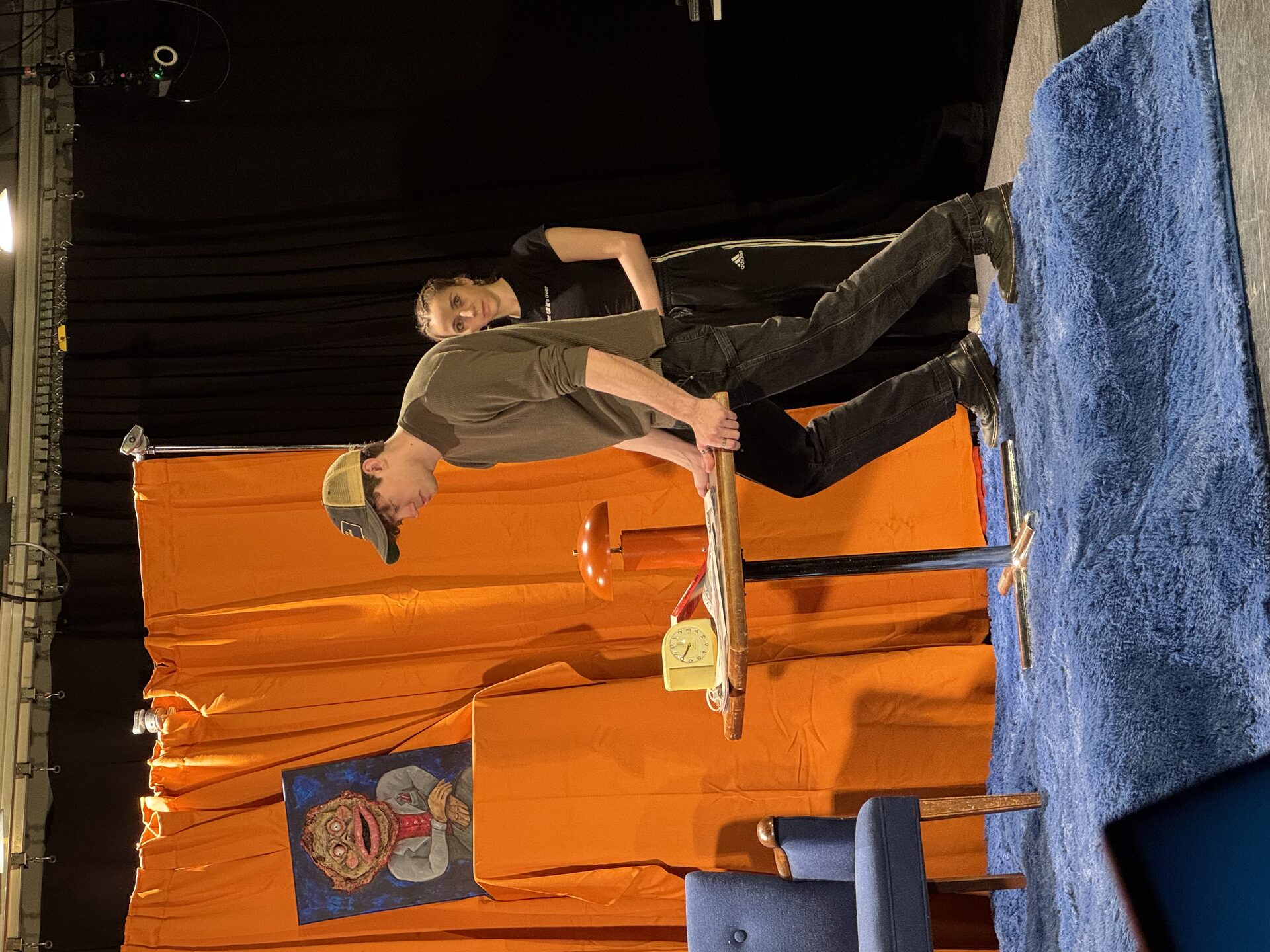 Behind the scenes on Greg Is Dead — still 1