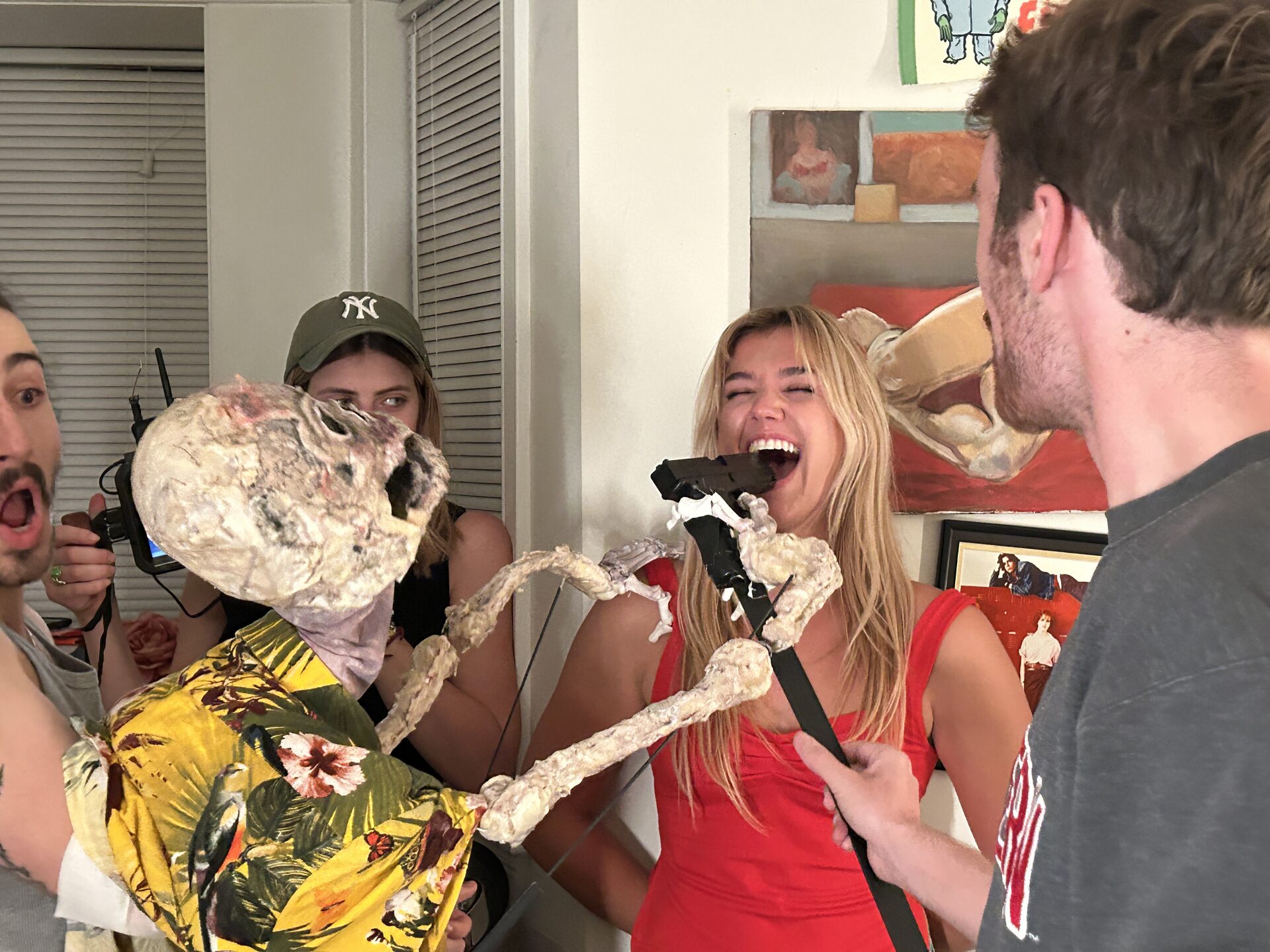 Behind the scenes on Mr. Bones: Halloween Special 3 — still 4 of 35