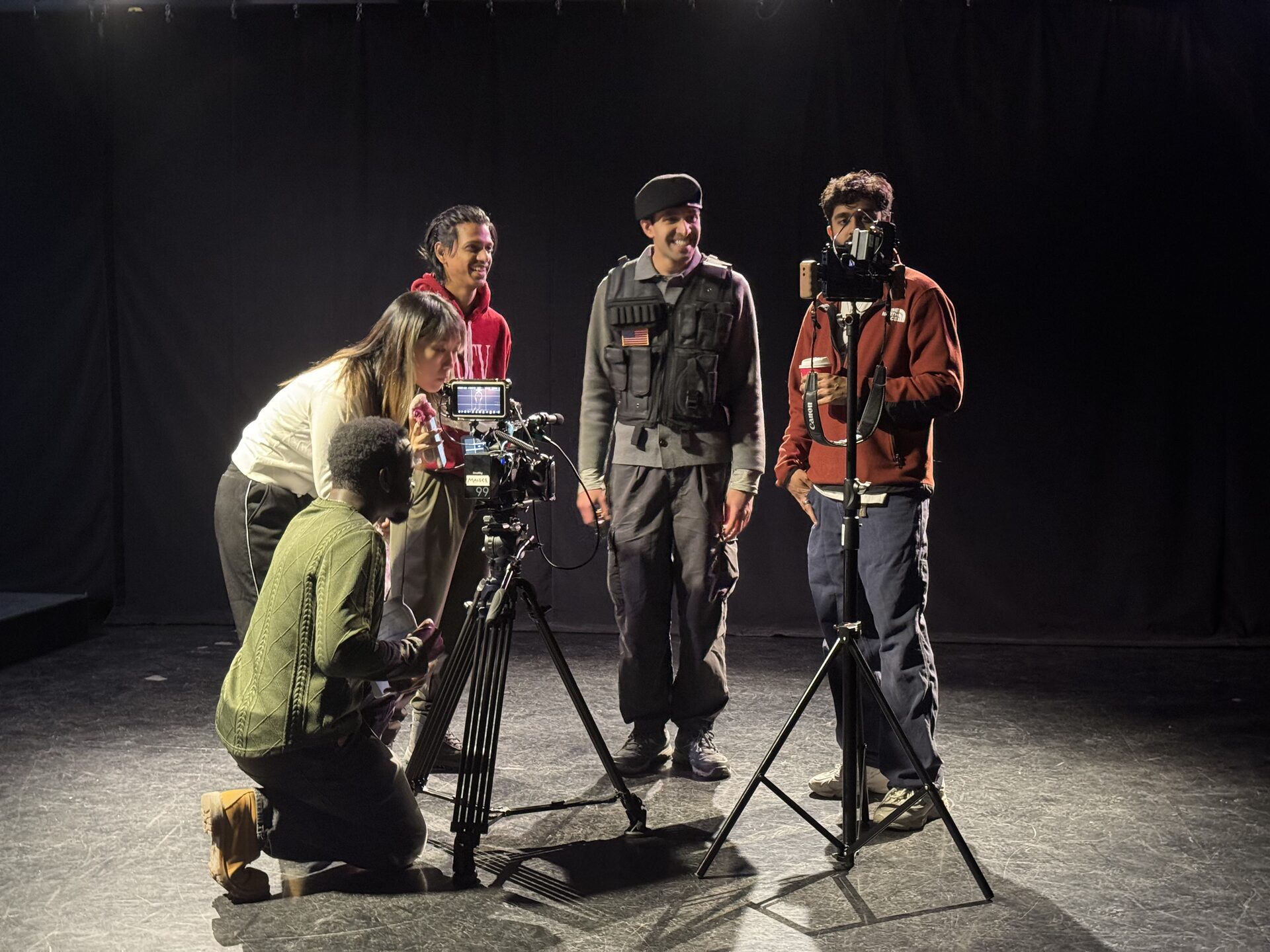 Behind the scenes on One Last Choice — still 1