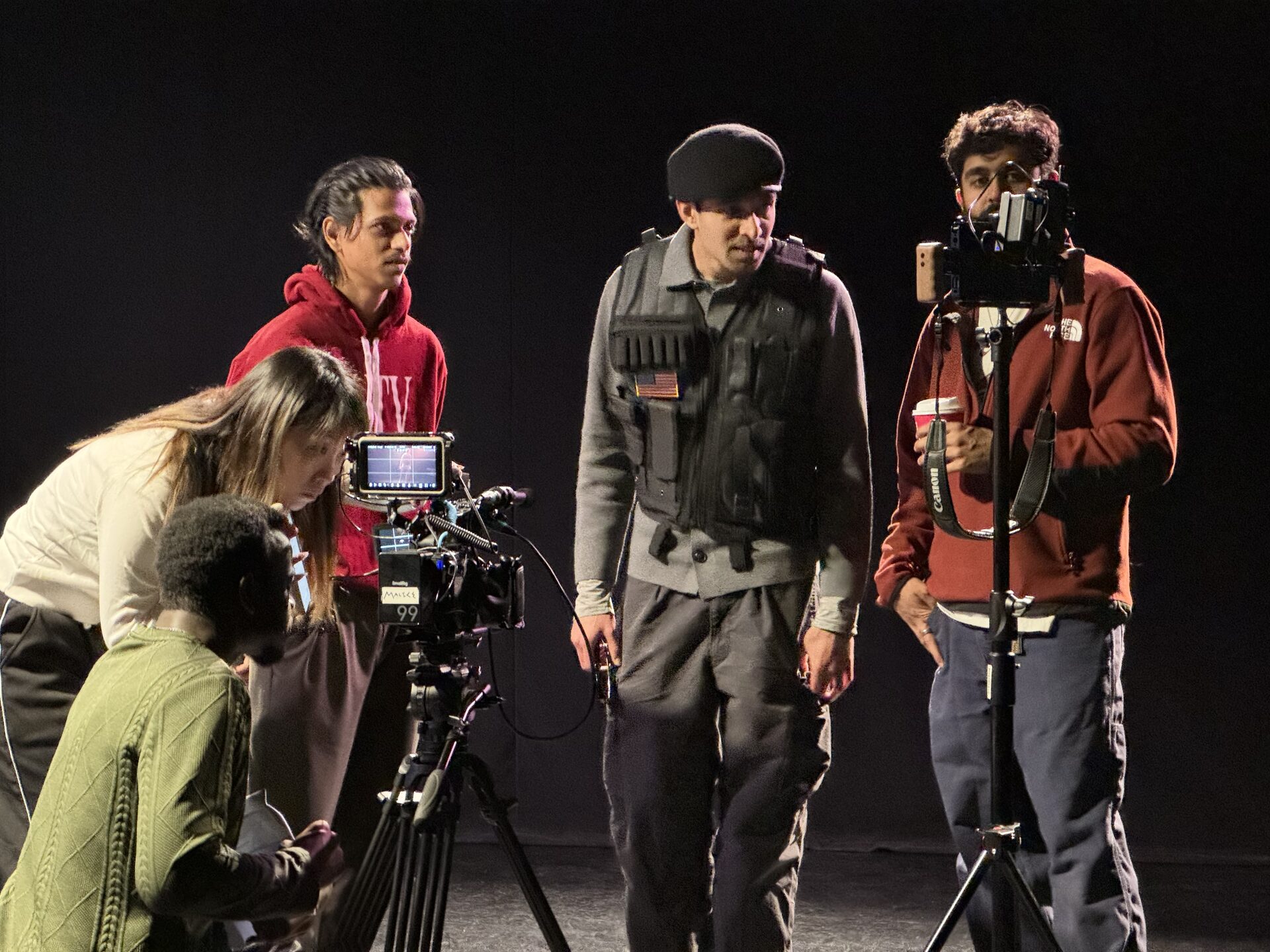 Behind the scenes on One Last Choice — still 2