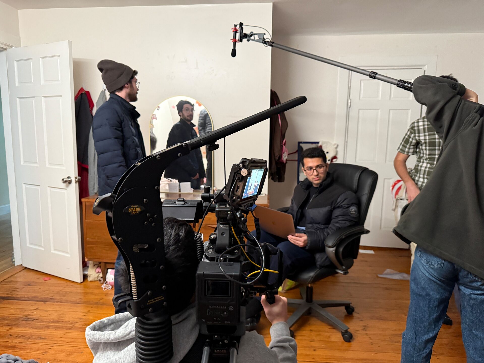 Behind the scenes on Wasp On The Wall — still 1